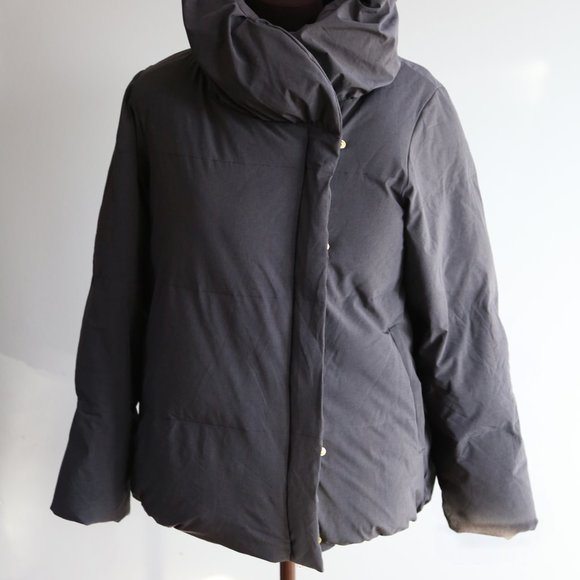 NIKO and... Charcoal gray puffer jacket Size 3 - Picture 6 of 8